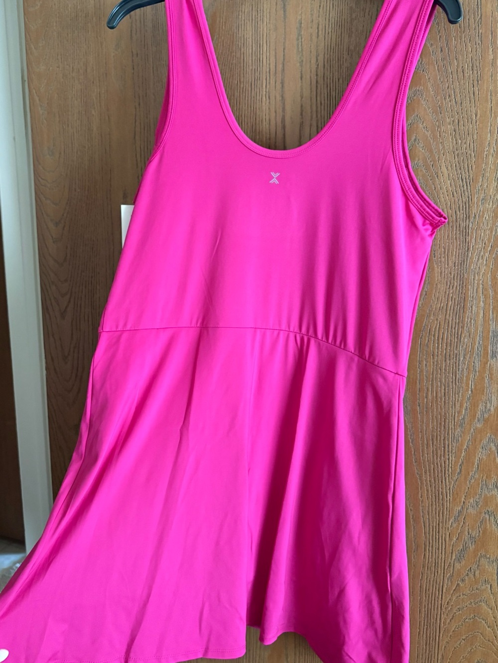 Xersion Hot Pink Sleeveless Athletic Dress with shorts underneath